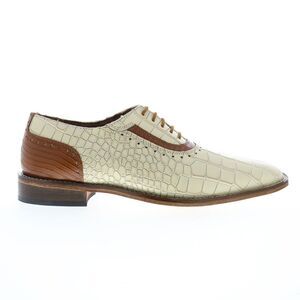 Stacy Adams Mens Riccardi Beige Shoes (NWT)